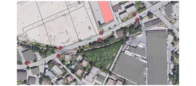 der Plan zeigt wo das Halteverbot eingerichtet wurde | © Stadt Geretsried
