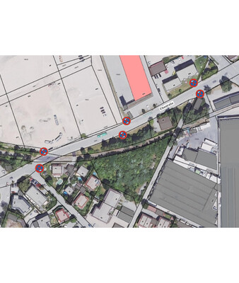 der Plan zeigt wo das Halteverbot eingerichtet wurde | © Stadt Geretsried