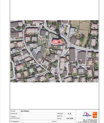 Der Plan zeigt, wo die eingeschränkte Halteverbotszone eingerichtet wurde | © Stadt Geretsried