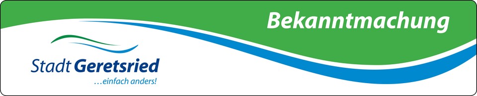 Logo Bekanntmachungen der Stadt Geretsried | © Stadt Geretsried