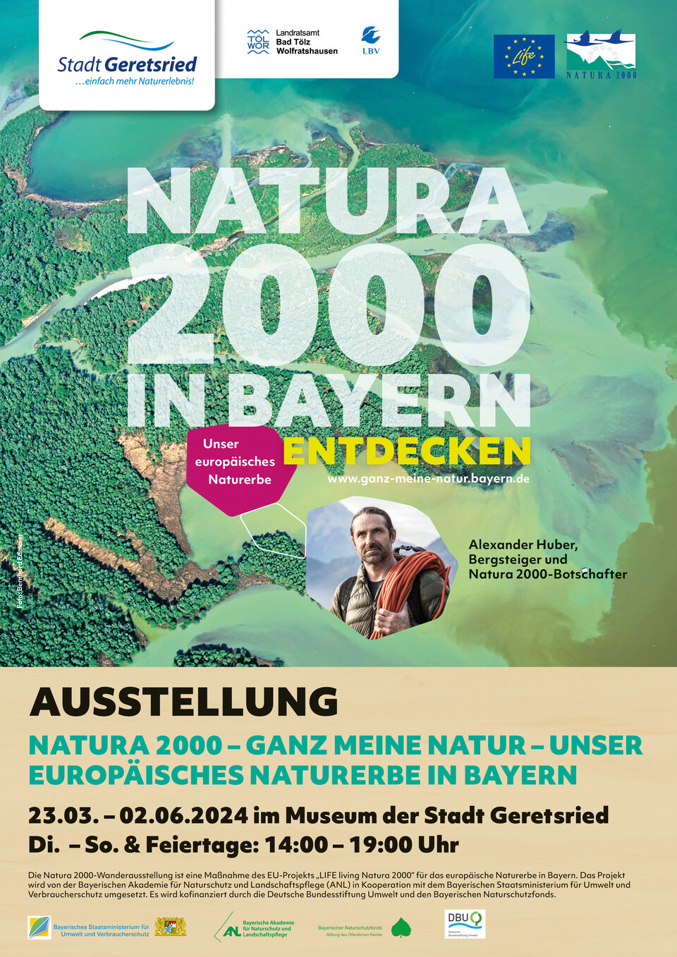Plakat Natura 2000 in Geretsried