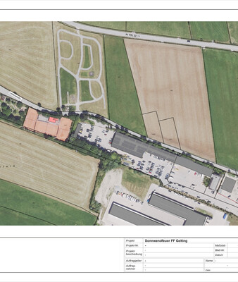 Verkehrszeichenplan | © Stadt Geretsried Verkehrszeichenplan für das Sonnwendfeuer in Gelting | © Stadt Geretsried