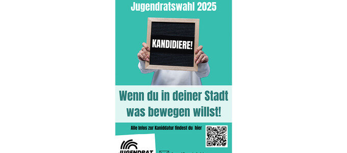 Plakat für die Jugendratswahl 2025 | © Stadt Geretsried