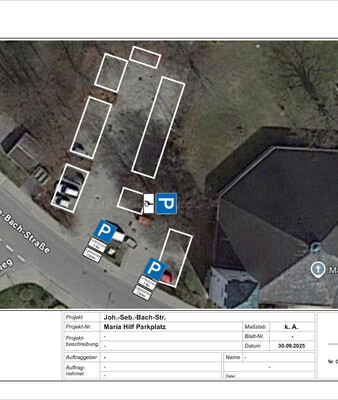 Straßenkarte zeigt Parkplatz | © Stadt Geretsried