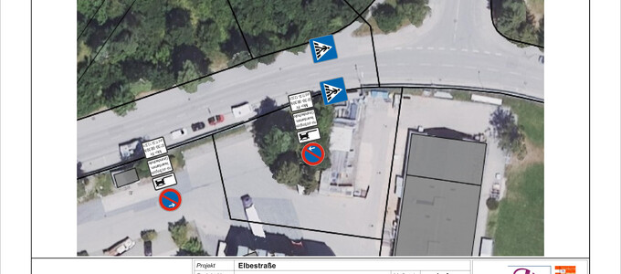 Straßenkarte zeigt die neue Hol- und Bringzone | © Stadt Geretsried