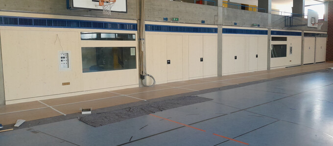 Turnhalle mit Basketballkorb | © Stadt Geretsried