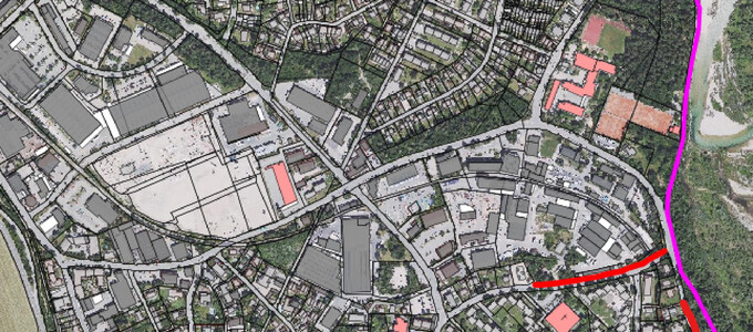 der Plan zeigt eine Übersicht der eingerichteten Halteverbote | © Stadt Geretsried