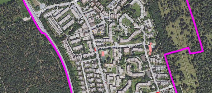 der Plan zeigt eine Übersicht der eingerichteten Halteverbote | © Stadt Geretsried