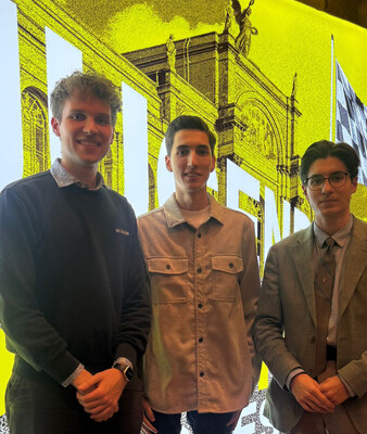 Die drei Jugendräte auf dem Kongress | © Stadt Geretsried