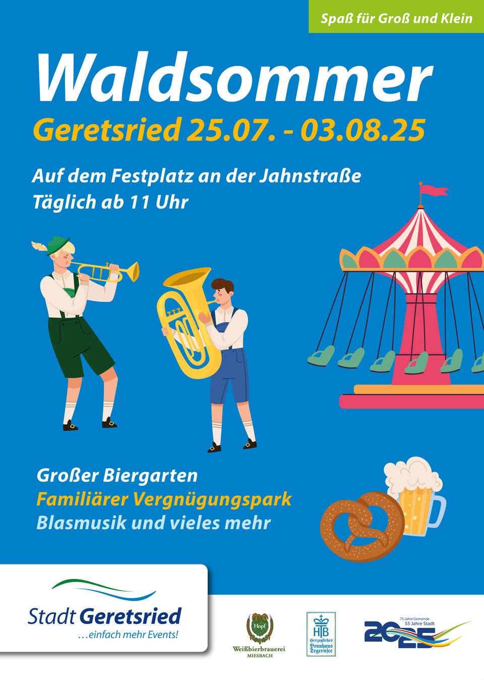 Plakat zum Waldsommer 2025 | © Stadt Geretsried